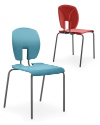 ''SE Curve'' Plastic Stacking Chair