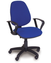Premium High-Back Office Fixed-Arm Chair