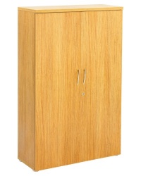 Regent 1640H Tall Cupboard - Light Walnut 24H