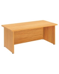 Regent Standard Executive Desk - Light Walnut 24H