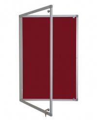 Premier Felt Tamperproof Noticeboard - Aluminium Frame