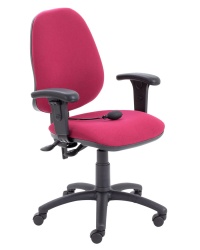 Calypso Ergo Operator Chair + Adjustable Arms 24H
