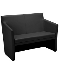 Club Square Duo Leather Sofa 24H