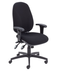 Concept Maxi Ergo Operator Chair + Adjustable Arms
