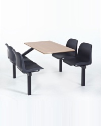 ECO Fixed Seat Canteen Table