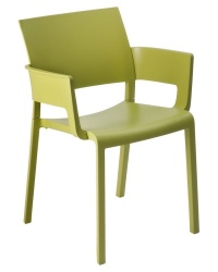 Fiona Indoor / Outdoor Plastic Stacking Armchair