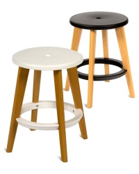 Heston Wooden Low Stool