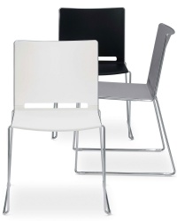 laFil High-Density Stacking Plastic Chair