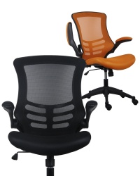 Marlos Mesh Back Operator Chair + Folding Arms 24H