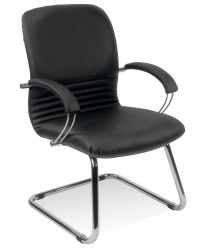 Mirage Leather Visitor Chair 24H