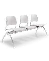 Pearl Plastic Beam Seating - Arch Leg