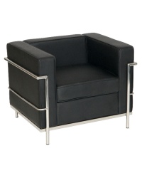 ''Project'' Faux Leather Lounge Chair