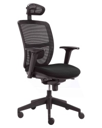 ''Project'' High Mesh Back Office Chair + Headrest