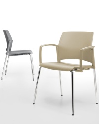 Restart Four Leg Stacking Chair