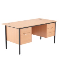 Start Rectangular Workstation + 5 Drawers