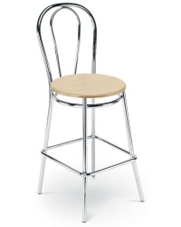 Tulipan Hocker Wooden Bar Stool