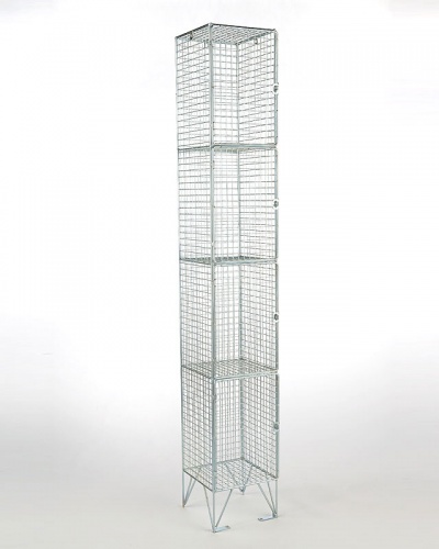 Wire Mesh Locker - Four Door