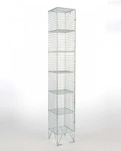 Wire Mesh Locker - Eight Door